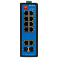 Коммутатор Ewind EW-PIS1712-8FE PoE, 12 портов, неуправляемый.