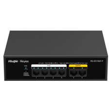 Ruijie Reyee RG-ES106F-P PoE-коммутатор, 6 портов, неуправляемый