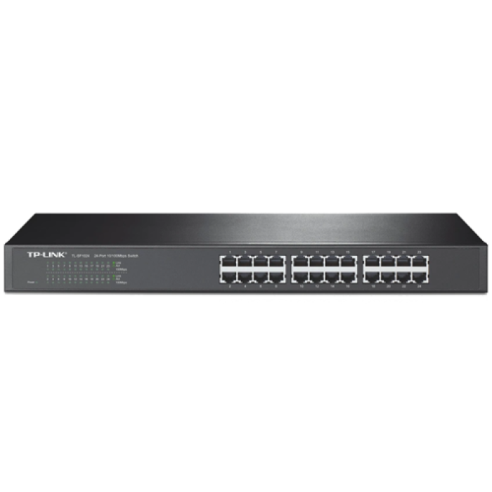 Коммутатор TP-LINK TL-SF1024, 24 порта, неуправляемый.