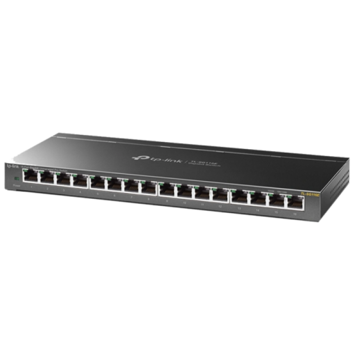 TP-LINK TL-SG116E 1000M 16-портовый неуправляемый коммутатор