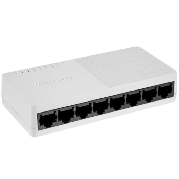 8-портовый неуправляемый коммутатор Hikvision DS-3E0508D-O