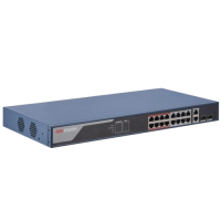 Управляемый 18-портовый коммутатор Hikvision DS-3E1318P-EI(B).