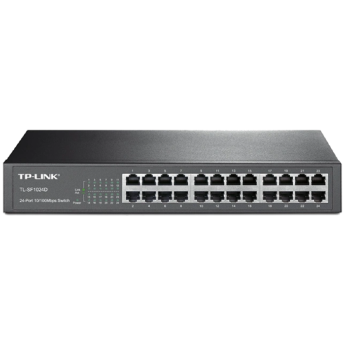 TP-LINK TL-SF1024D 24-портовый неуправляемый коммутатор