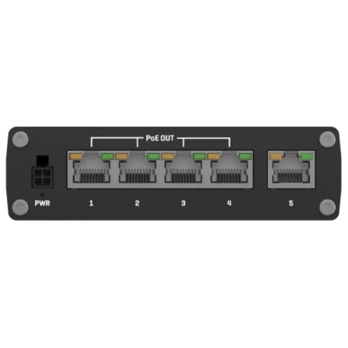 Коммутатор Teltonika TSW100 POE+ с 5 портами, неуправляемый.