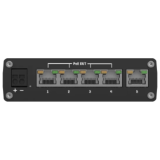 Teltonika TSW101 POE+ — 5-портовый неуправляемый коммутатор для транспортного использования.