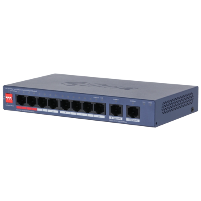 Управляемый PoE-коммутатор Dahua DH-CS4010-8GT-110-V2 с 8 портами