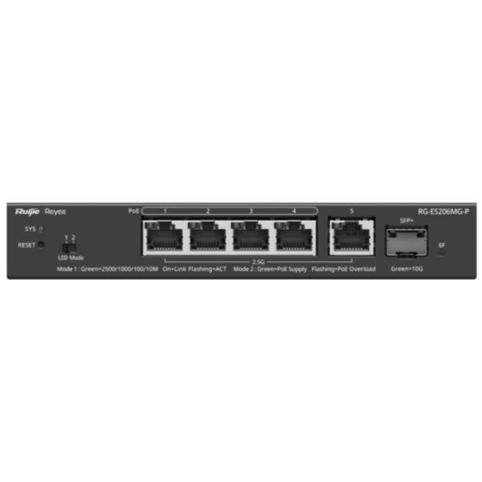 Ruijie Reyee RG-ES206MG-P 6-port managed switch