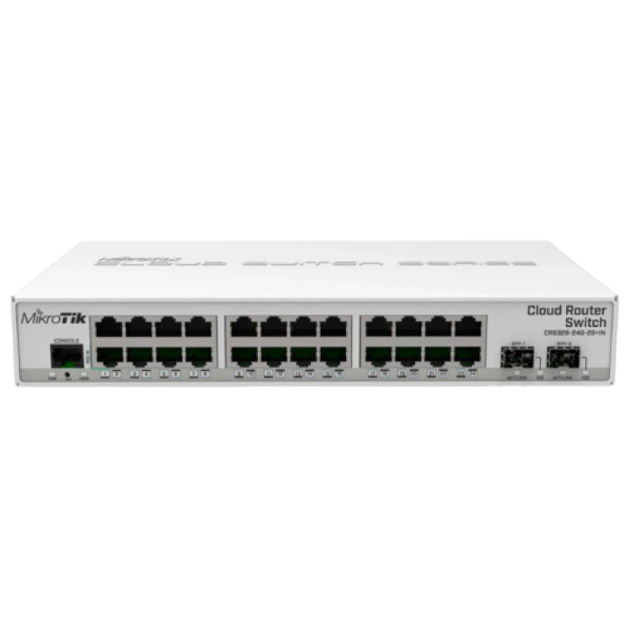 MikroTik 326-24G-2S+IN (CRS326-24G-2S+IN) Комутатор 24 порти керований