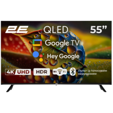 2E 55A77Q 55-дюймовый телевизор QLED Google TV с разрешением 3840 x 2160 пикселей