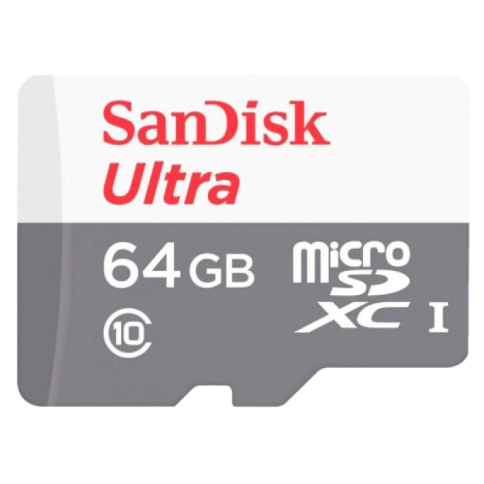 Карта памяти SanDisk Ultra microSDXC 64 ГБ 100 МБ/с Class 10 UHS-I