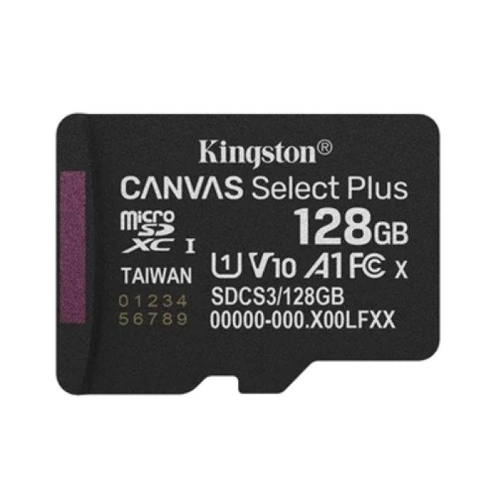 Карта памяти Kingston microSD128GB C10 UHS-I A1 V10 R150MB/s