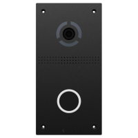 Bas-IP AV-05FD black IP call panel with contactless call button