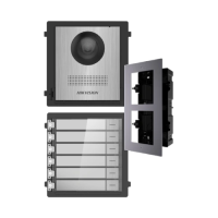 Комплект модулей Hikvision DS-KD8003-IME1NS + DS-KD-ACF2/Пластик + DS-KD-KK/S