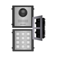 Комплект модулей Hikvision DS-KD8003-IME1NS + DS-KD-ACF2/Пластик + DS-KD-KP/S