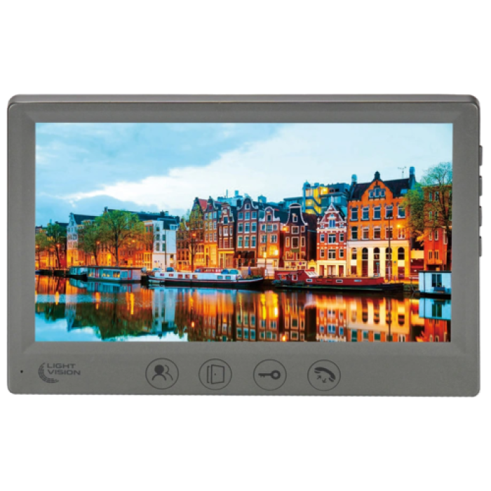 Видеодомофон Light Vision AMSTERDAM FHD GRAY