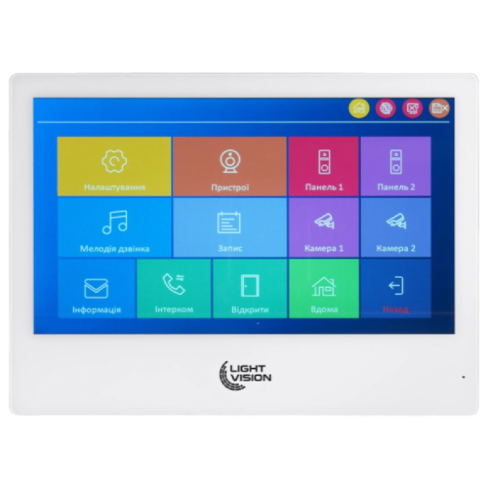 Light Vision SINGAPORE WiFi FHD WHITE (AI) 10" Video Intercom