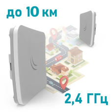 Беспроводной WiFi-мост MikroTik SXTsq Lite2 (RBSXTsq2nD) 2,4 ГГц