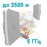 MikroTik SXTsq 5 ac (RBSXTsqG-5acD) 5GHz Wireless WiFi Bridge