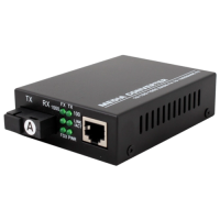 TelStream MC-218/320SC Media convector (1310TX&1550RX, 10/100/1000, 20km SC)