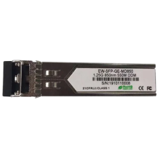 Модуль SFP Ewind EW-SFP-GE-MD850 155M, многомодовый двухволоконный, 850 нм, 550 метров, разъем LC.