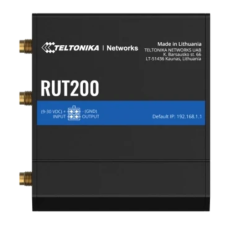 Teltonika RUT200 с поддержкой 4G LTE и Wi-Fi, промышленный сотовый маршрутизатор.