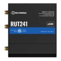 Teltonika RUT241 — промышленный сотовый маршрутизатор с поддержкой 4G LTE, Wi-Fi и eSIM.