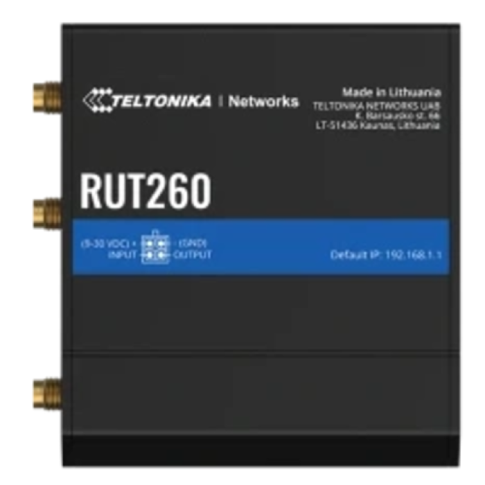Teltonika RUT260 з 4G LTE, Wi-Fi Промисловий стільниковий маршрутизатор