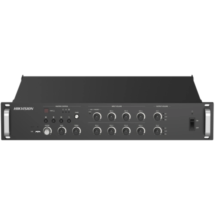 DS-QAZ1A500G1-VB4 500 Вт для 2 зон, сетевой усилитель Hikvision