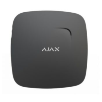 Ajax FireProtect (black) диму з температурним сенсором Сповіщувач