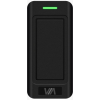 Автономный контроллер Via Security VSA-11P/M черного цвета со считывателем для одной двери.