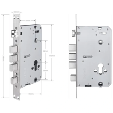 Врезной замок SEVEN LOCK 7068
