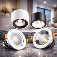 Downlight встраиваемые, накладные