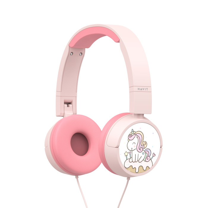 Наушники детские проводные накладные HAVIT H231d Pink