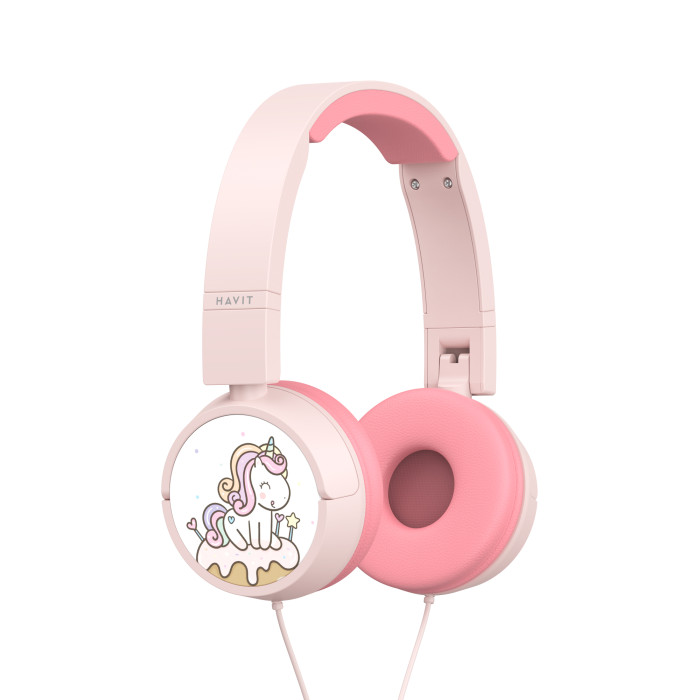 Наушники детские проводные накладные HAVIT H231d Pink