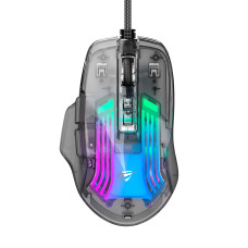 HAVIT HV-MS1011SE USB Wired Gaming Mouse Transparent Black