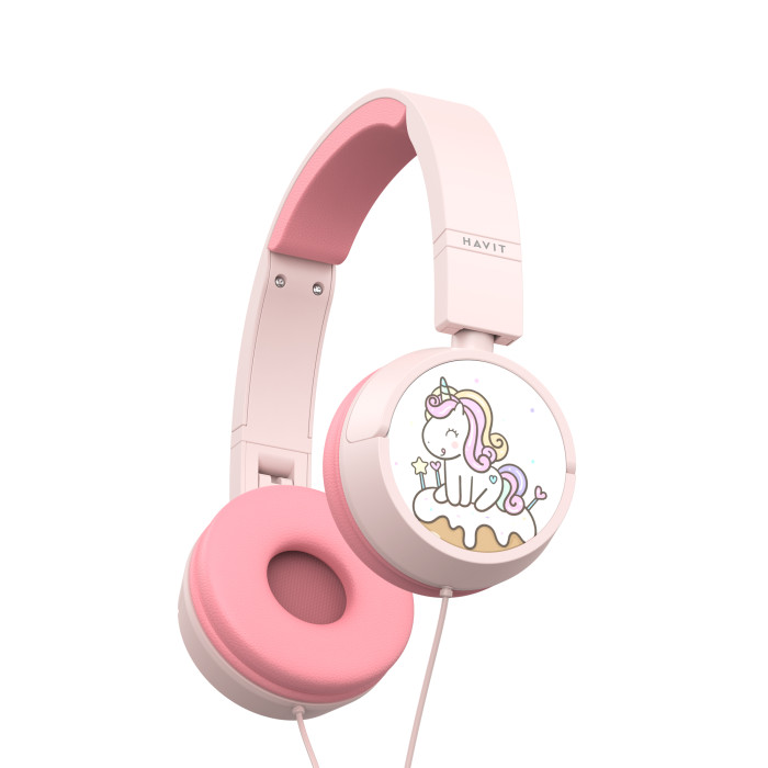 Наушники детские проводные накладные HAVIT H231d Pink