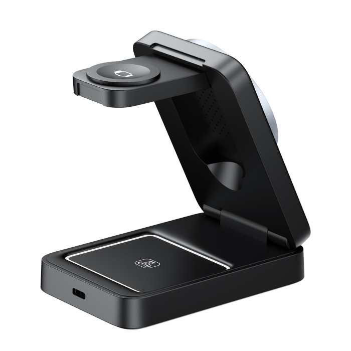 HAVIT W3103 15W Gray 3-in-1 Wireless Desktop Charger