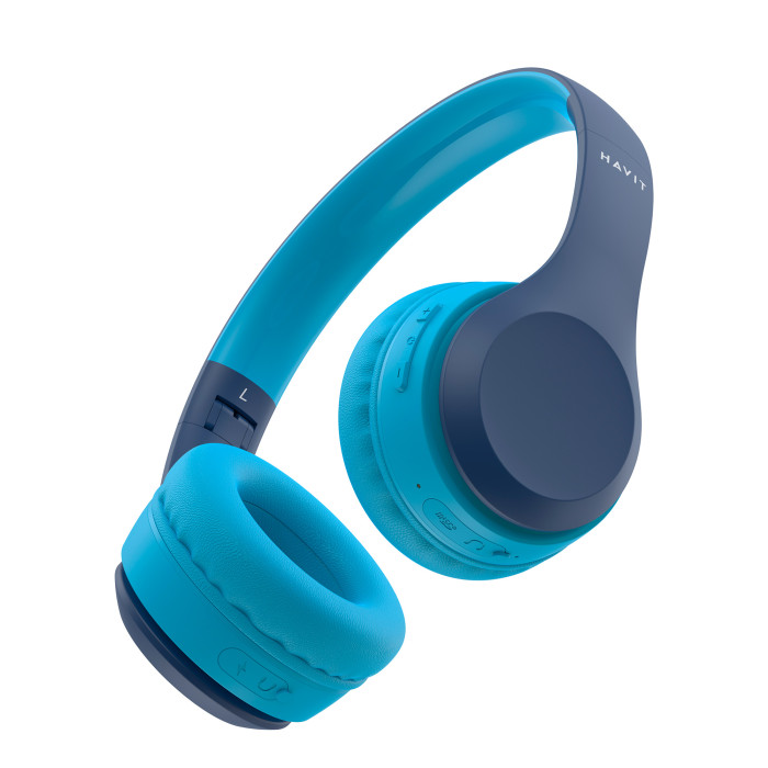 Наушники детские накладные беспроводные HAVIT HV-H626BT Blue