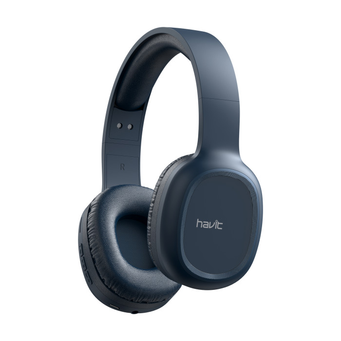 HAVIT HV-H2590BT PRO Blue Wireless Over-Ear Headphones