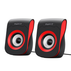 HAVIT SK599 USB 6W Black/Red Stereo Speakers