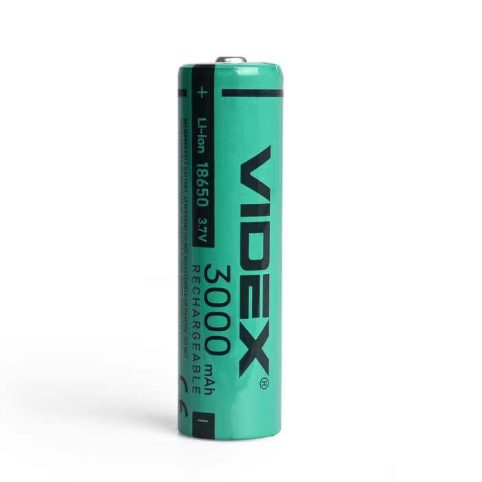 Аккумулятор Videx литий-ионный 18650 (без защиты) 3000mAh bulk 1шт