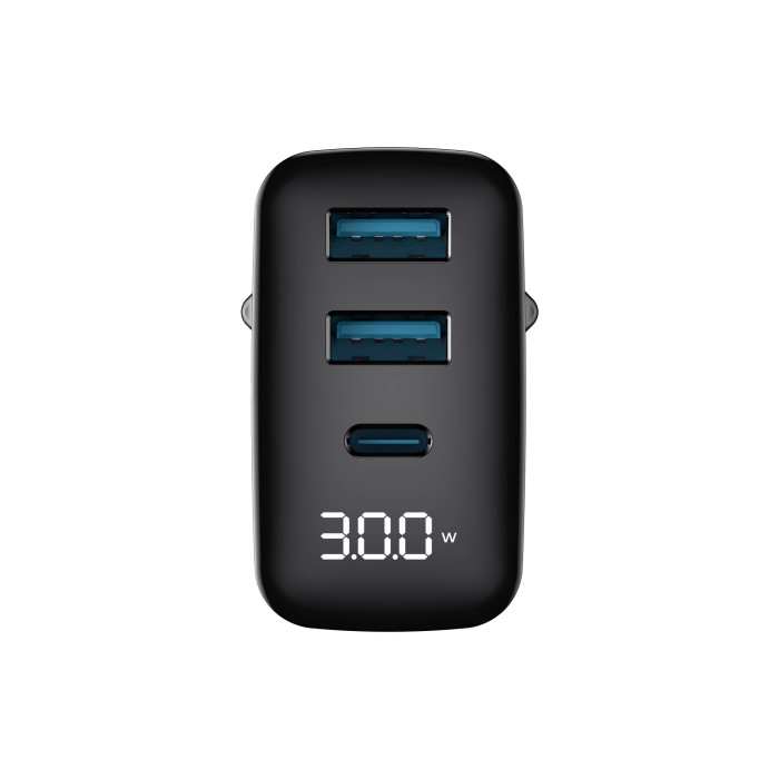 HAVIT UCLE001 GaN 30W Charger with 2xUSB-A+USB-C