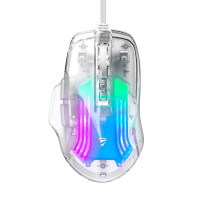 HAVIT HV-MS1011SE USB Wired Gaming Mouse Transparent White