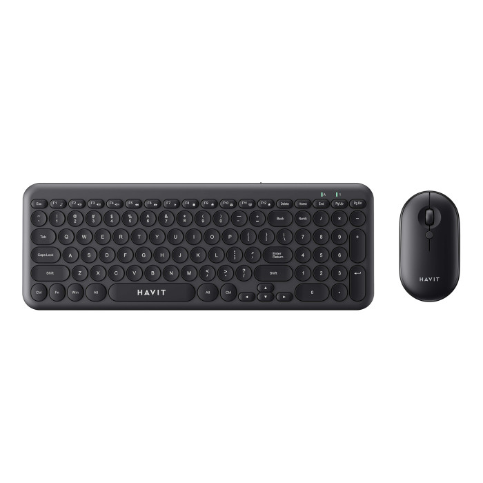 HAVIT HV-KB254GCM Wireless 2-in-1 Keyboard + Mouse Set