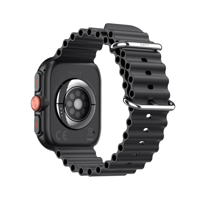 HAVIT M9068 IP68 Bluetooth Call Smartwatch Black