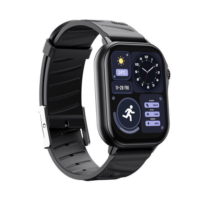 HAVIT M9061 GPS Bluetooth Call Smartwatch Black