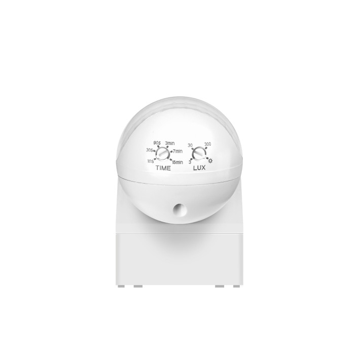 Motion and light sensor VIDEX VL-SPW11W 220V 800W IP44 infrared white