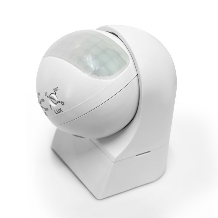 Motion and light sensor VIDEX VL-SPW11W 220V 800W IP44 infrared white