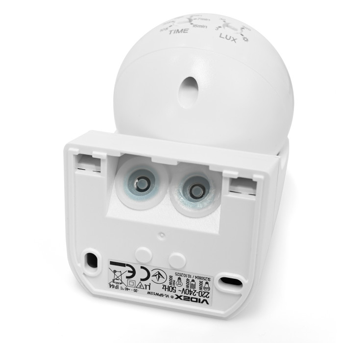Motion and light sensor VIDEX VL-SPW11W 220V 800W IP44 infrared white