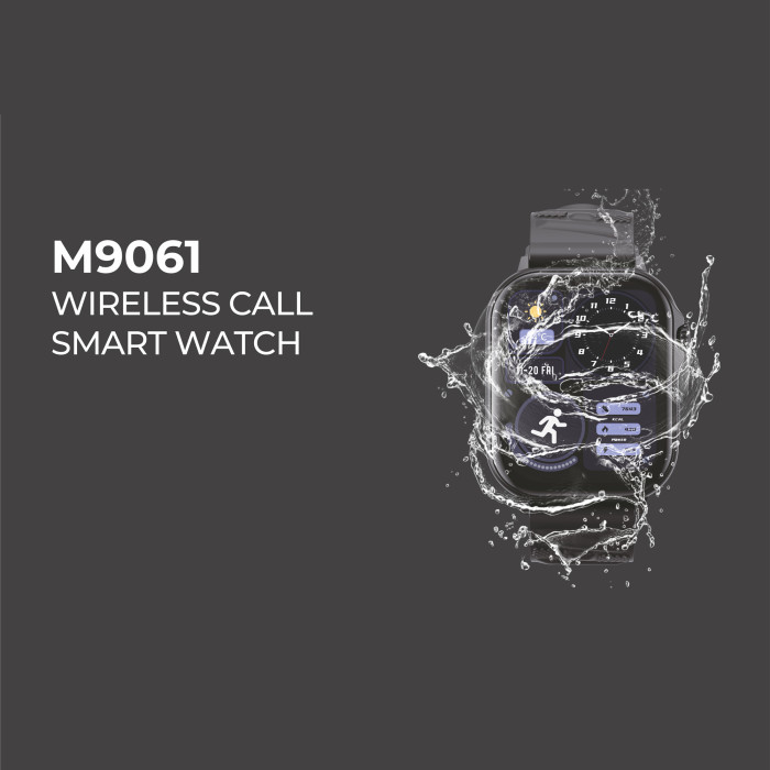 HAVIT M9061 GPS Bluetooth Call Smartwatch Black